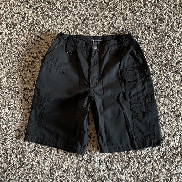 5.11 Tactical Shorts 51 Tactical Series Mens Black Ripstop Cargo